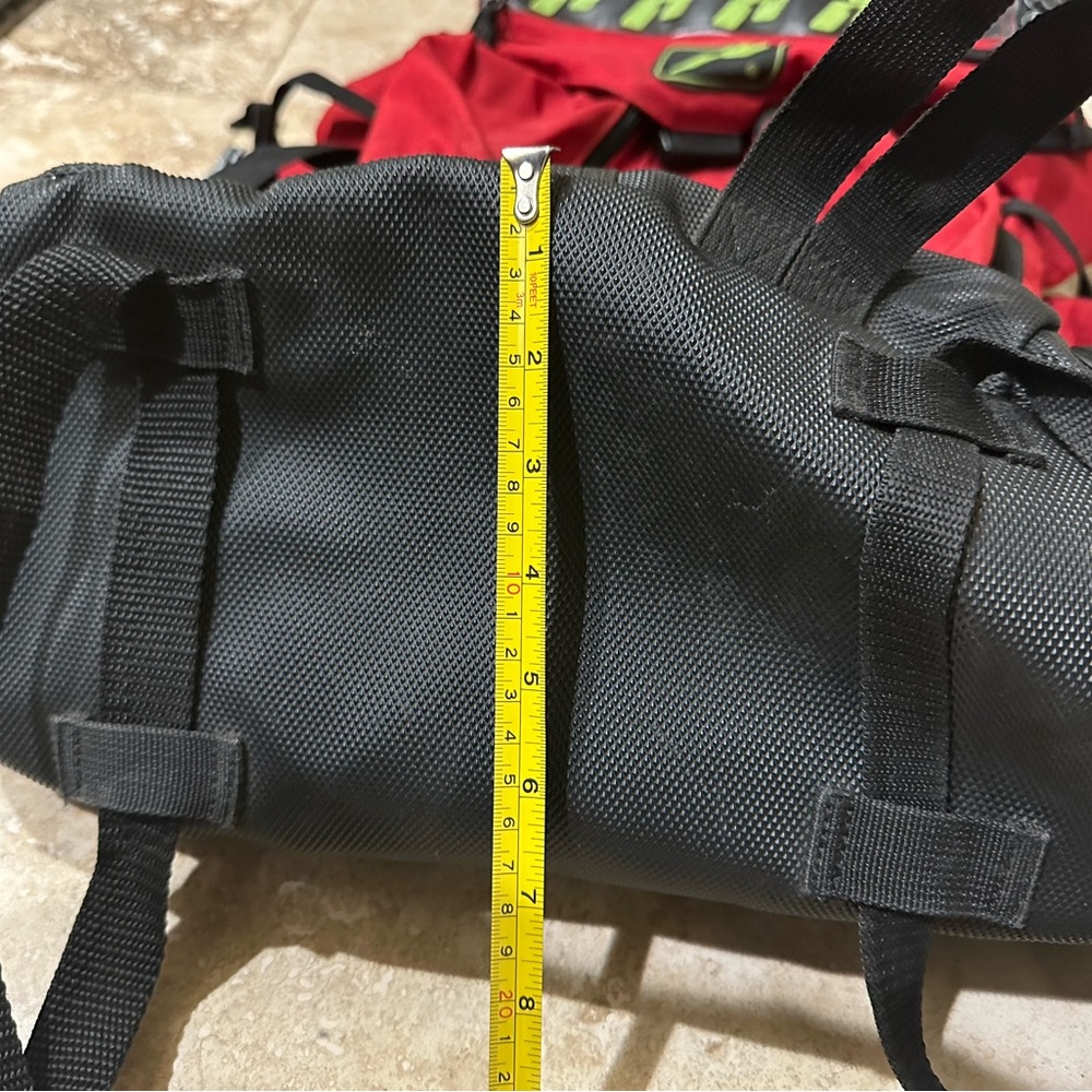 Red Backpacking Backpack With 4 Pockets, Internal… - image 4